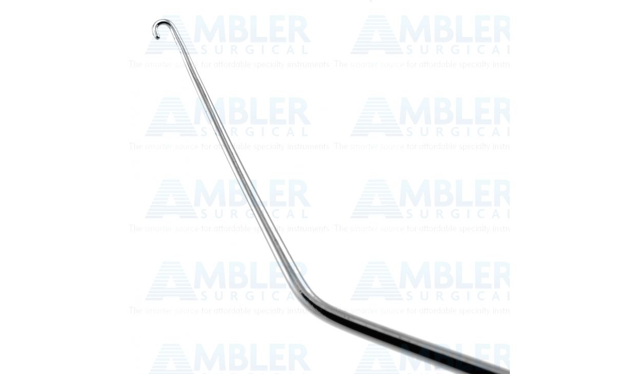 Ceramic Cut Spurling-Kerrison Rongeur, Thin Footplates, Large Handles, 15.0 Mm Opening, Black Ceramic Coat, 90 Degrees Down, 2.0 Mm Bite, 7" (17.8 Cm)